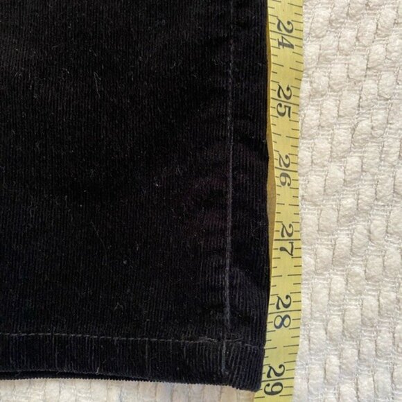 Chaps Black Corduroy Classic Fit Pants Size 12P - Picture 7 of 7
